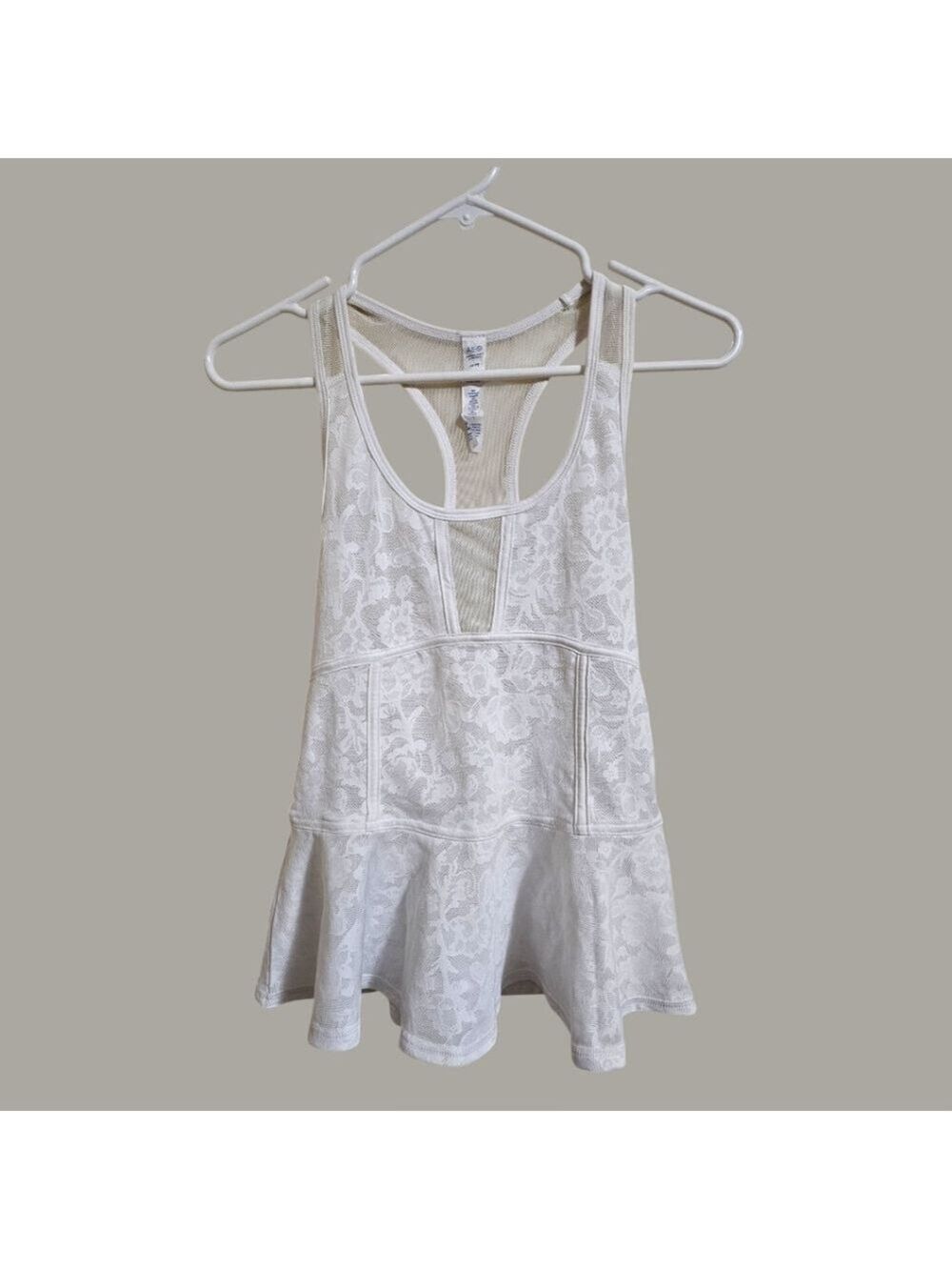 Vintage Y2K Mesh Fishnet Mesh Tank Top